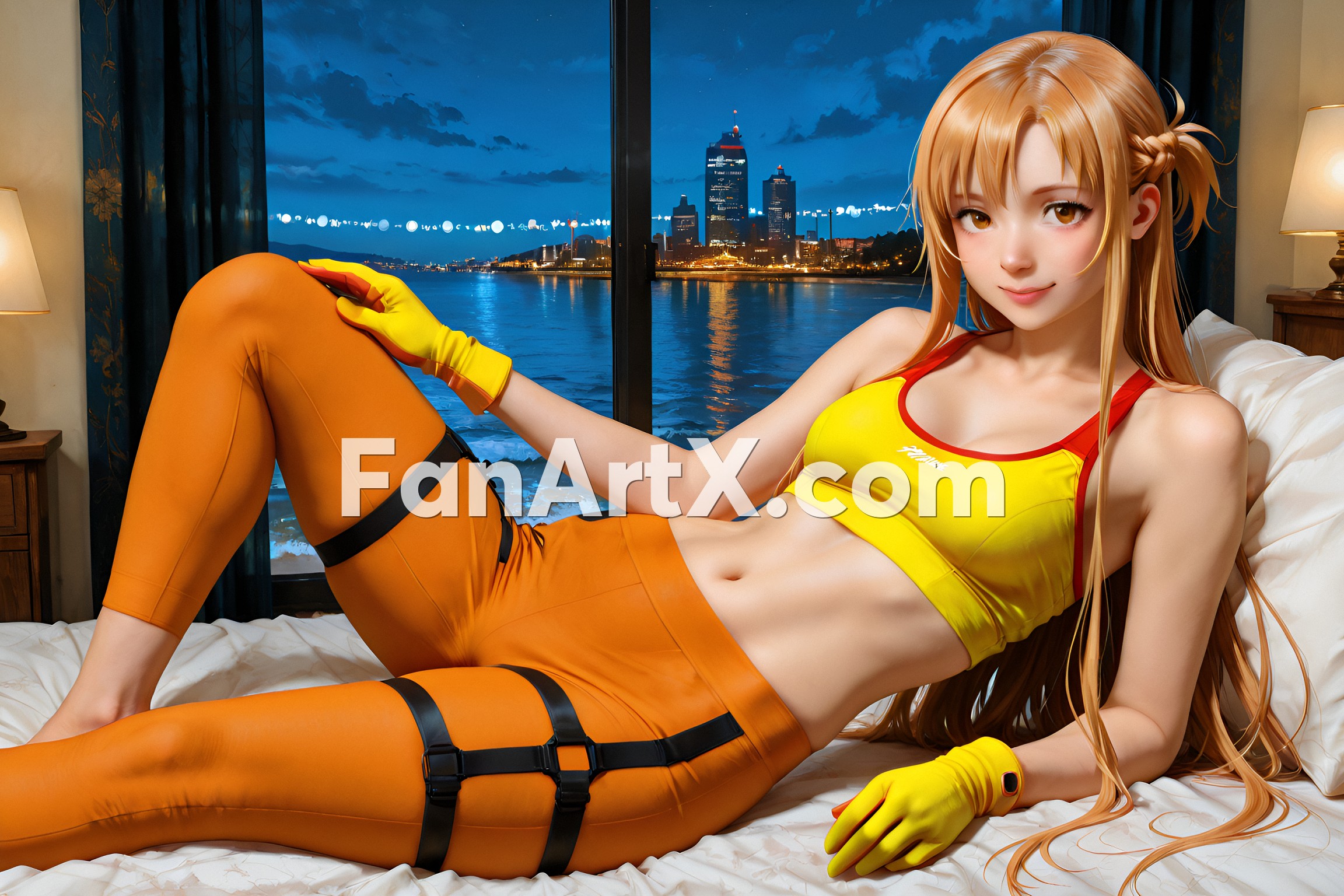 Sao Asuna Yuuki Fanart - Sword Art Online character 4455995
